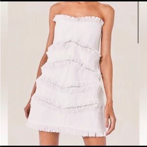 White Alexis Fione dress small